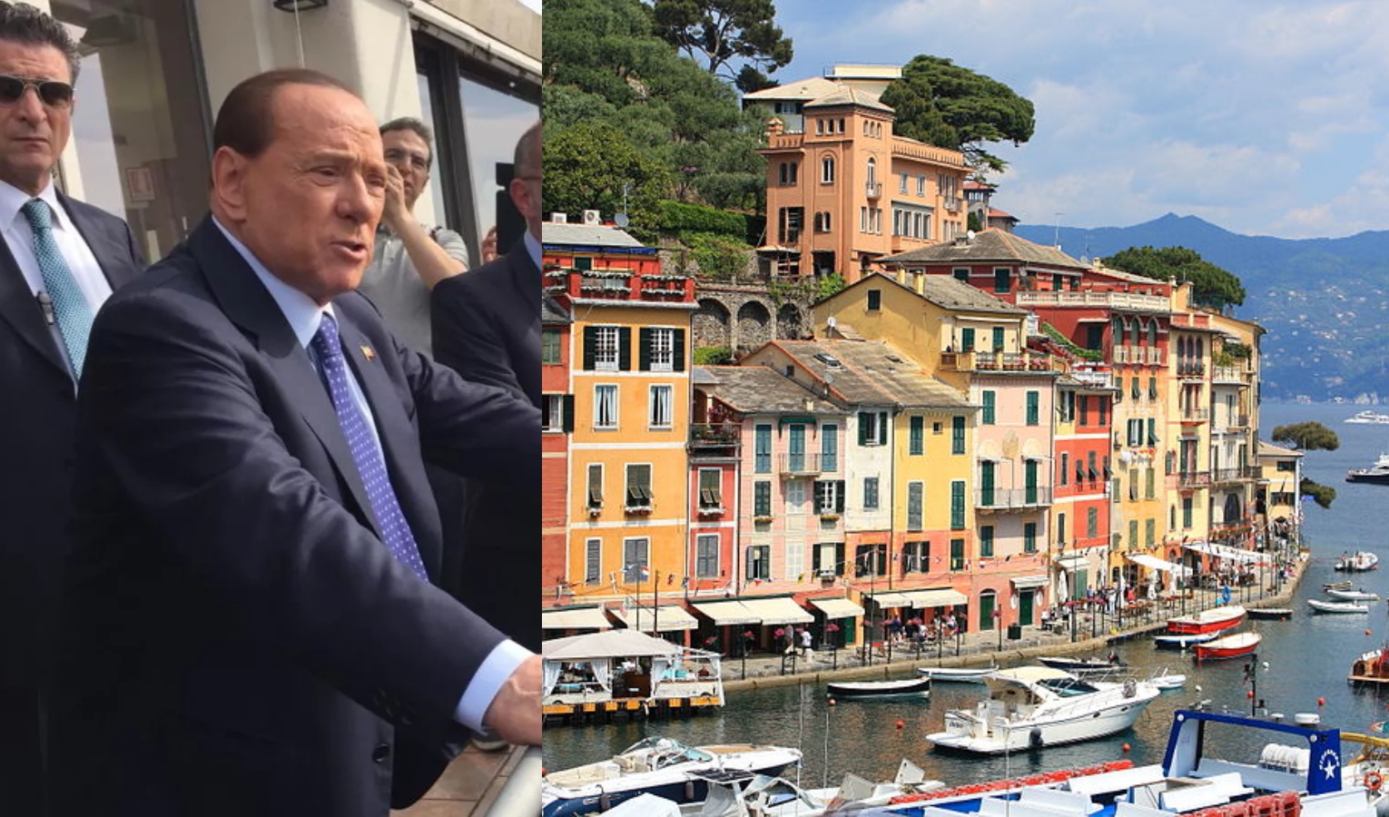 Portofino, rinviata la cerimonia per intitolare la strada a Berlusconi