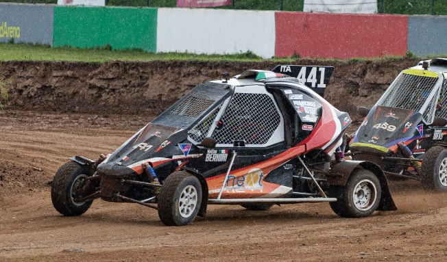 Matteo Bernini sul podio under 18 nel RallyCross Italiano