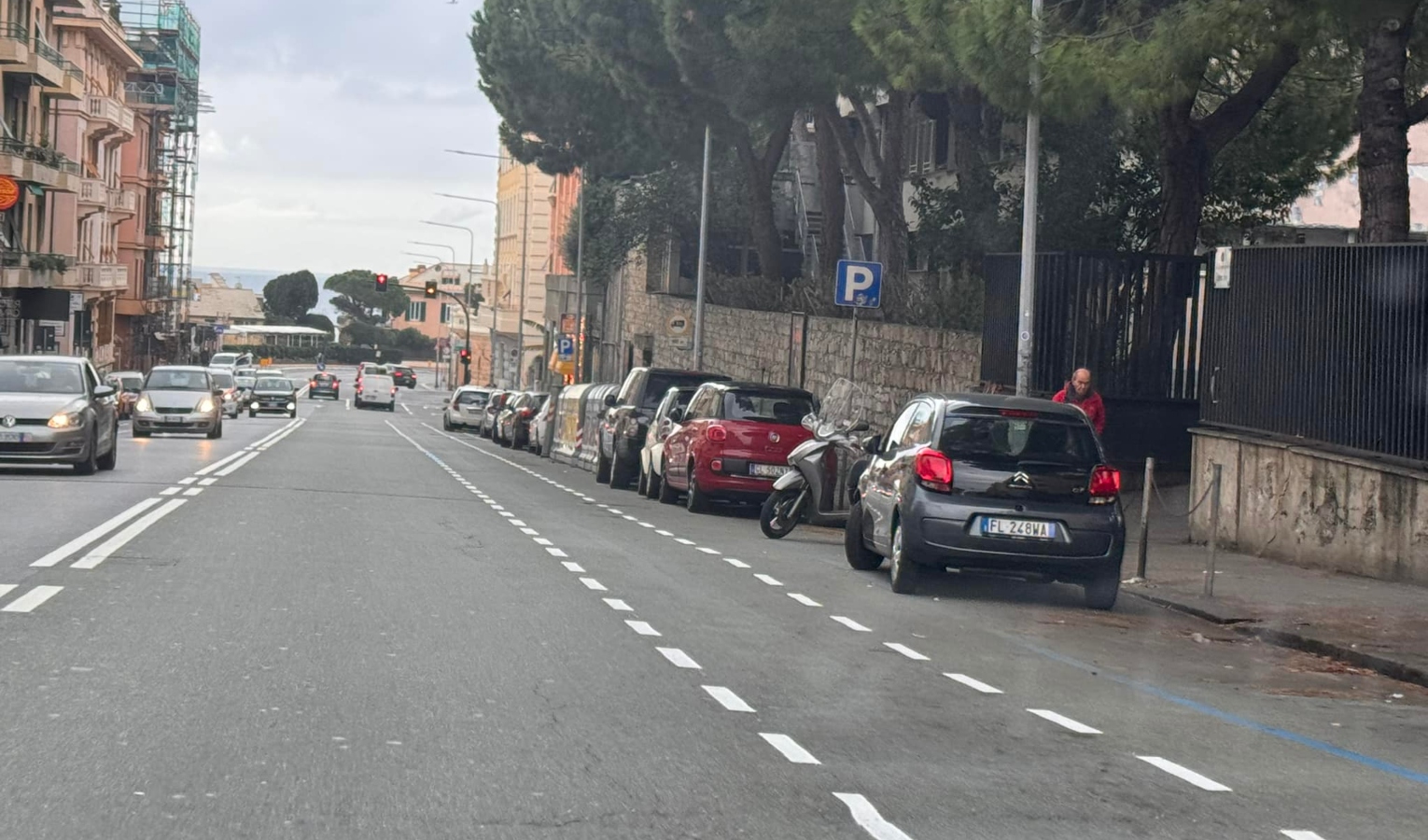 Bike lane a Genova, Campora: 