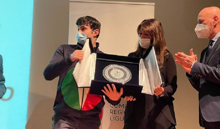 Sportivo Ligure dell'anno, premiati Francesco Bocciardo e Viviana Bottaro
