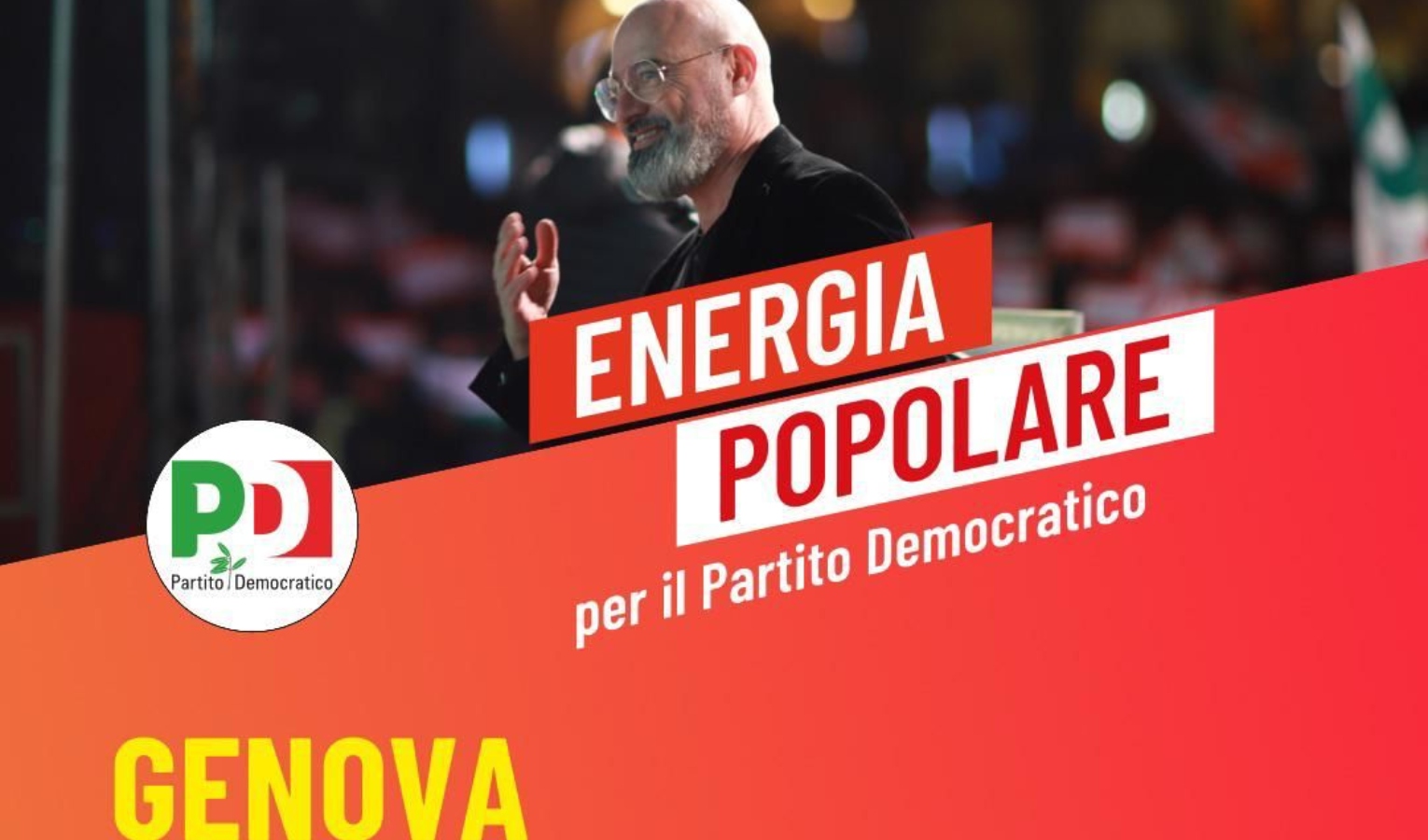 Primarie Pd, per il rush finale Stefano Bonaccini a Genova