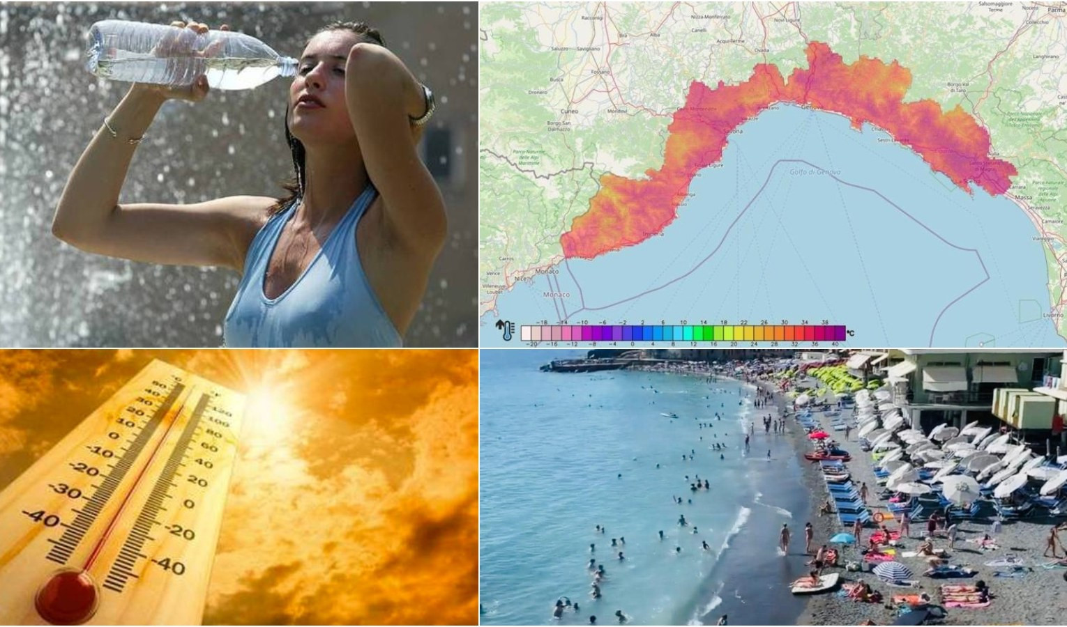 Cinque giorni consecutivi di bollino rosso a Genova, dal 2006 mai così caldo a luglio