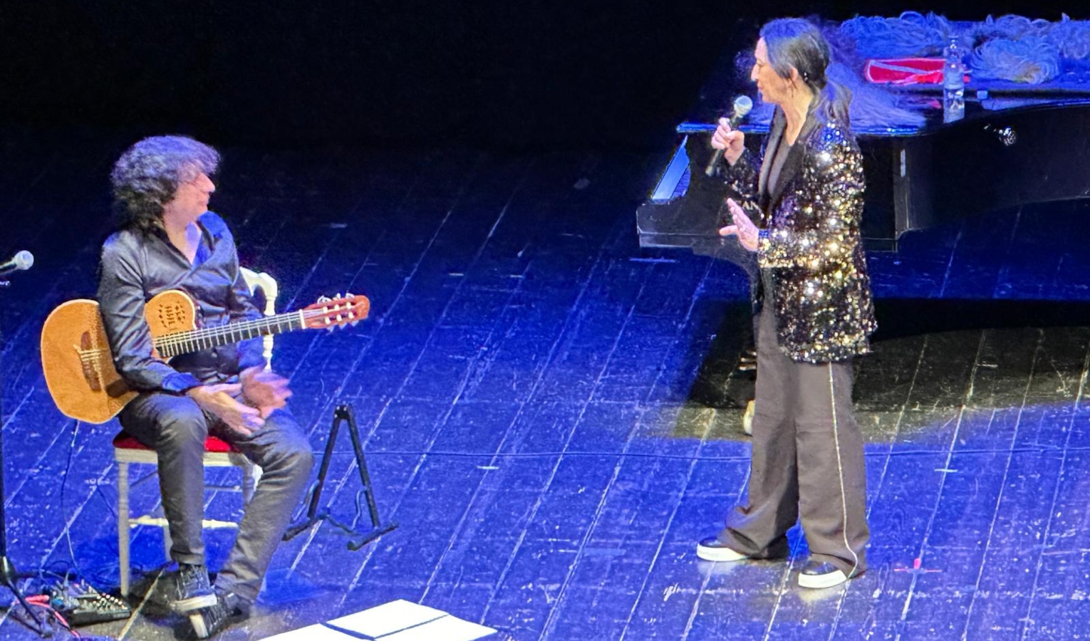 Teatro Camogli, successo per le imitazioni di Emanuela Aureli