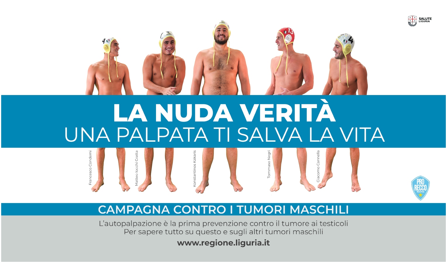 Tumori maschili, al via la campagna 'La nuda verità, una palpata ti salva la vita'
