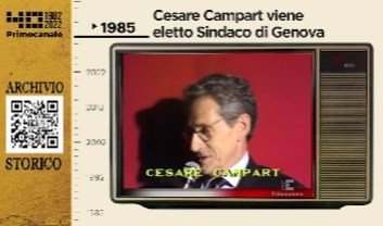 Dall'archivio storico di Primocanale, 1985: Campart eletto sindaco