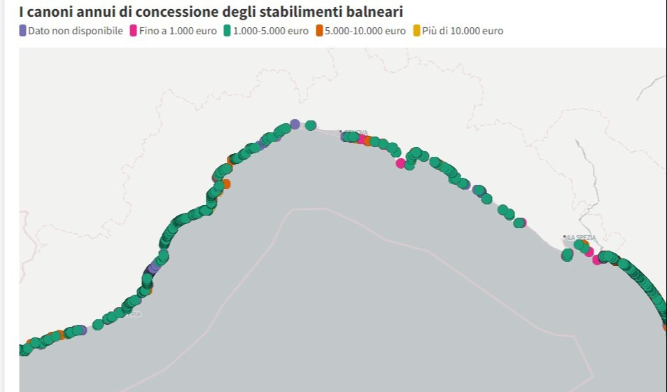 INCHIESTA (6) - Spiagge private: si paga più di Tari che di concessioni 