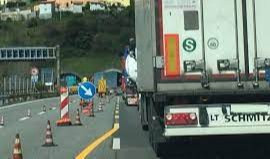 Autostrade, operaio investito in un cantiere sull'A26 in Piemonte