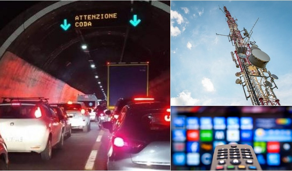 Cambio frequenze tv, tecnici costretti a dormire in hotel per evitare caos autostrade