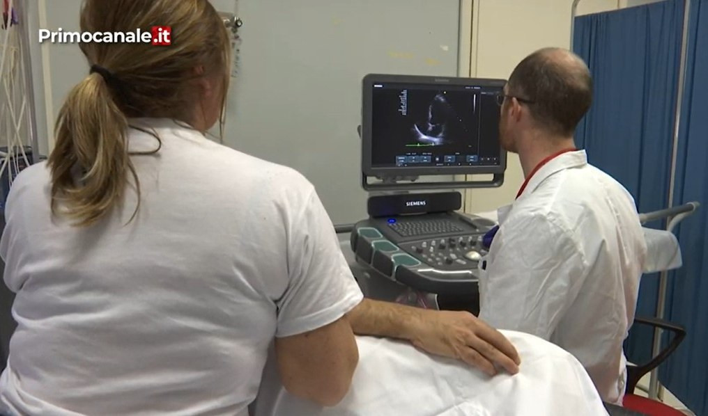 Esame diagnostico in ospedale