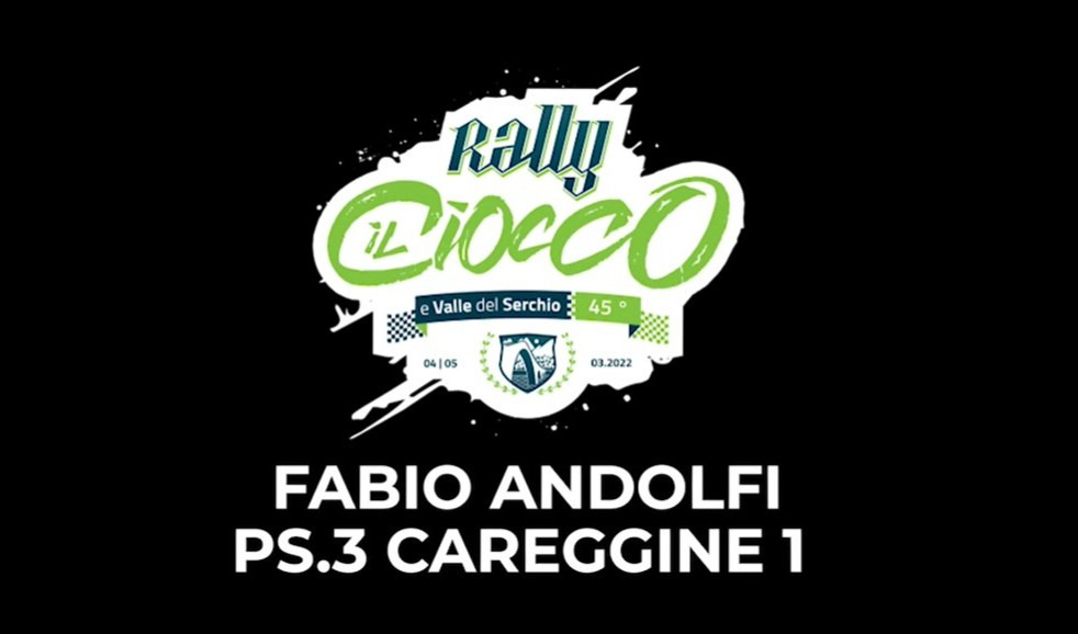Rally del Ciocco, Fabio Andolfi - PS 3 Careggine 1