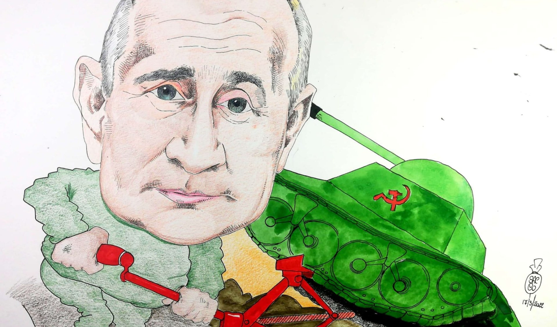 Le Mussaie di Davide Sacco: la guerra di Putin