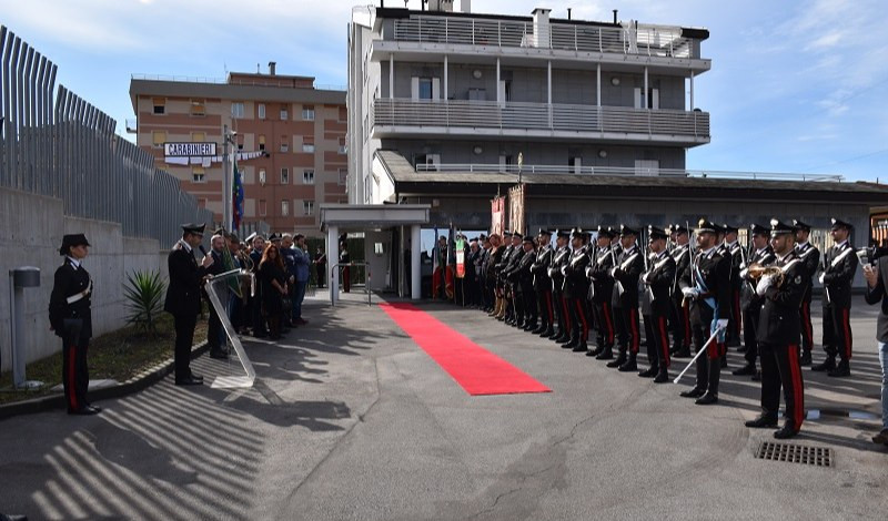 Genova, la caserma dei carabinieri di Rivarolo intitolata al maresciallo Maritano