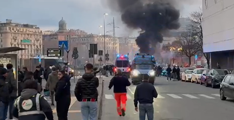 Alta tensione al Ferraris tra genoani e interisti