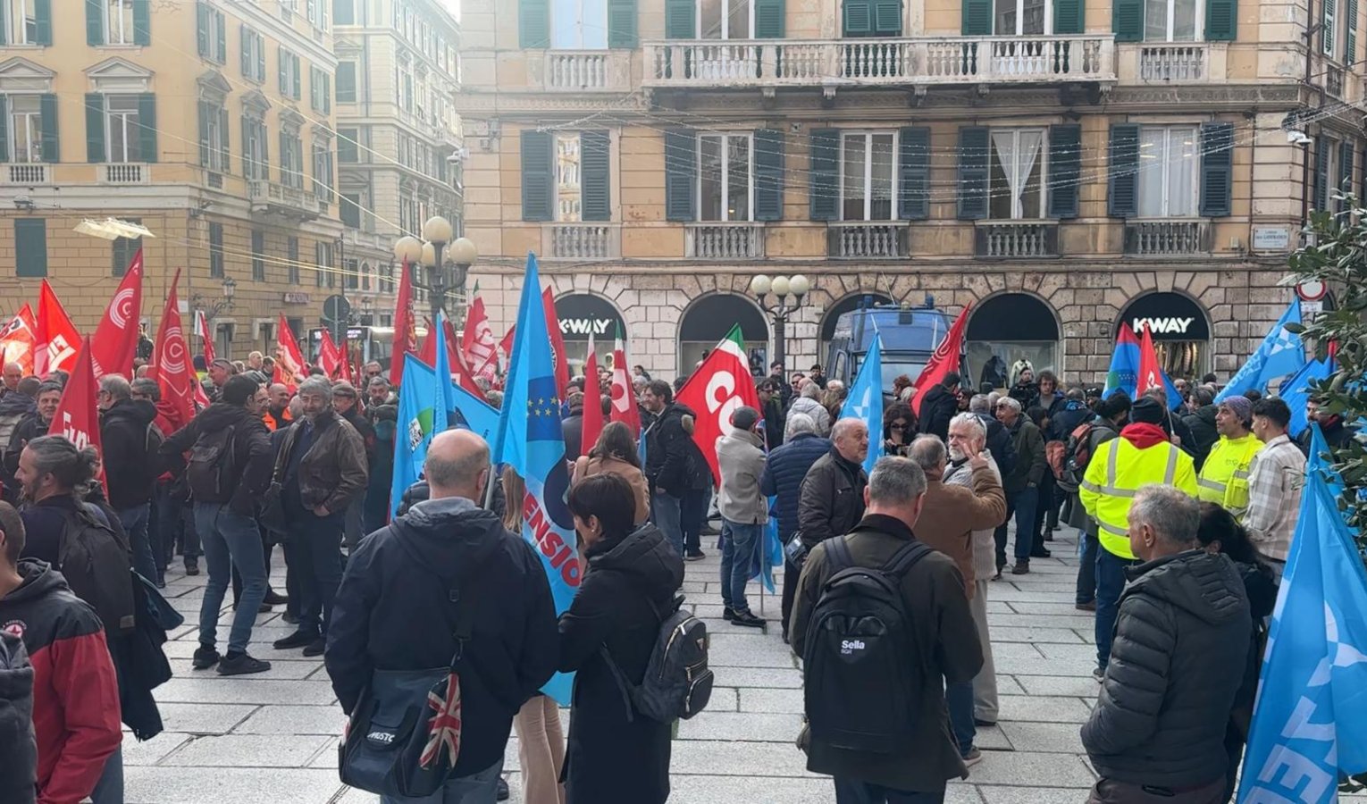 Incidenti sul lavoro, manifestazione a Genova: 