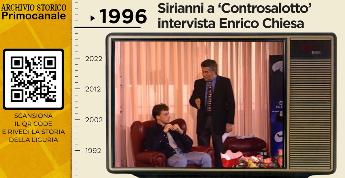 Archivio storico - Sirianni a 'Controsalotto' intervista Enrico Chiesa