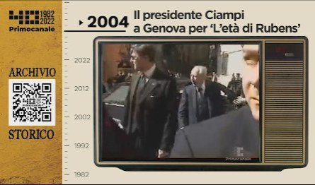 Dall'archivio storico di Primocanale, 2004: Ciampi a Genova per l'Età di Rubens