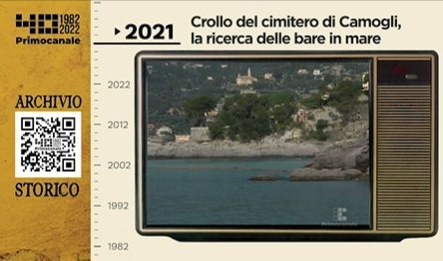 Dall'archivio storico di Primocanale, 2021: crollo al cimitero di Camogli 