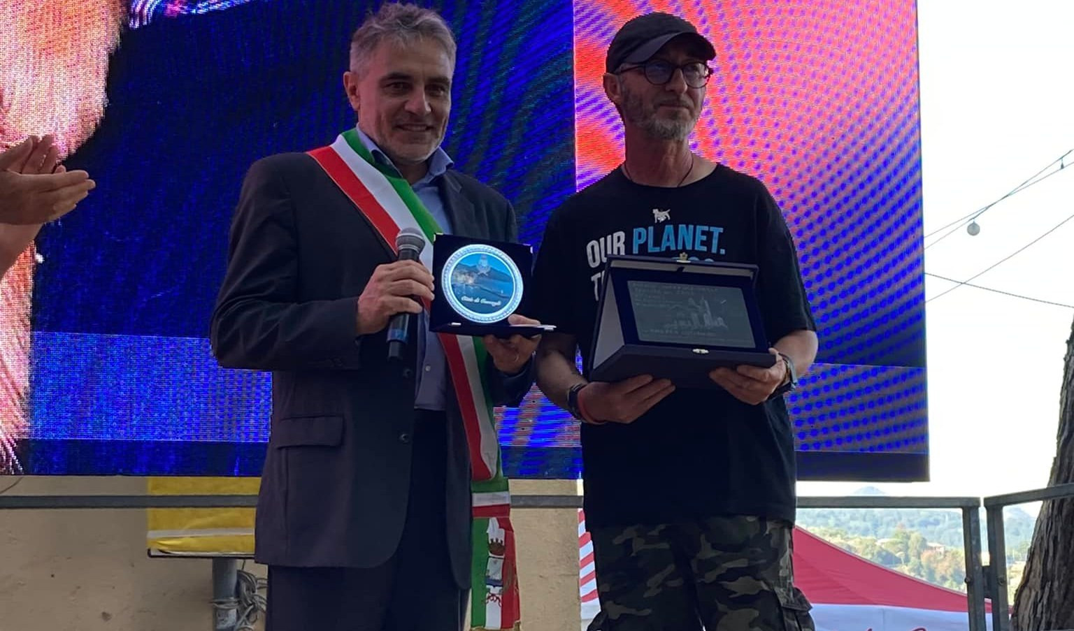 Andrea Cisternino premiato a Camogli: 