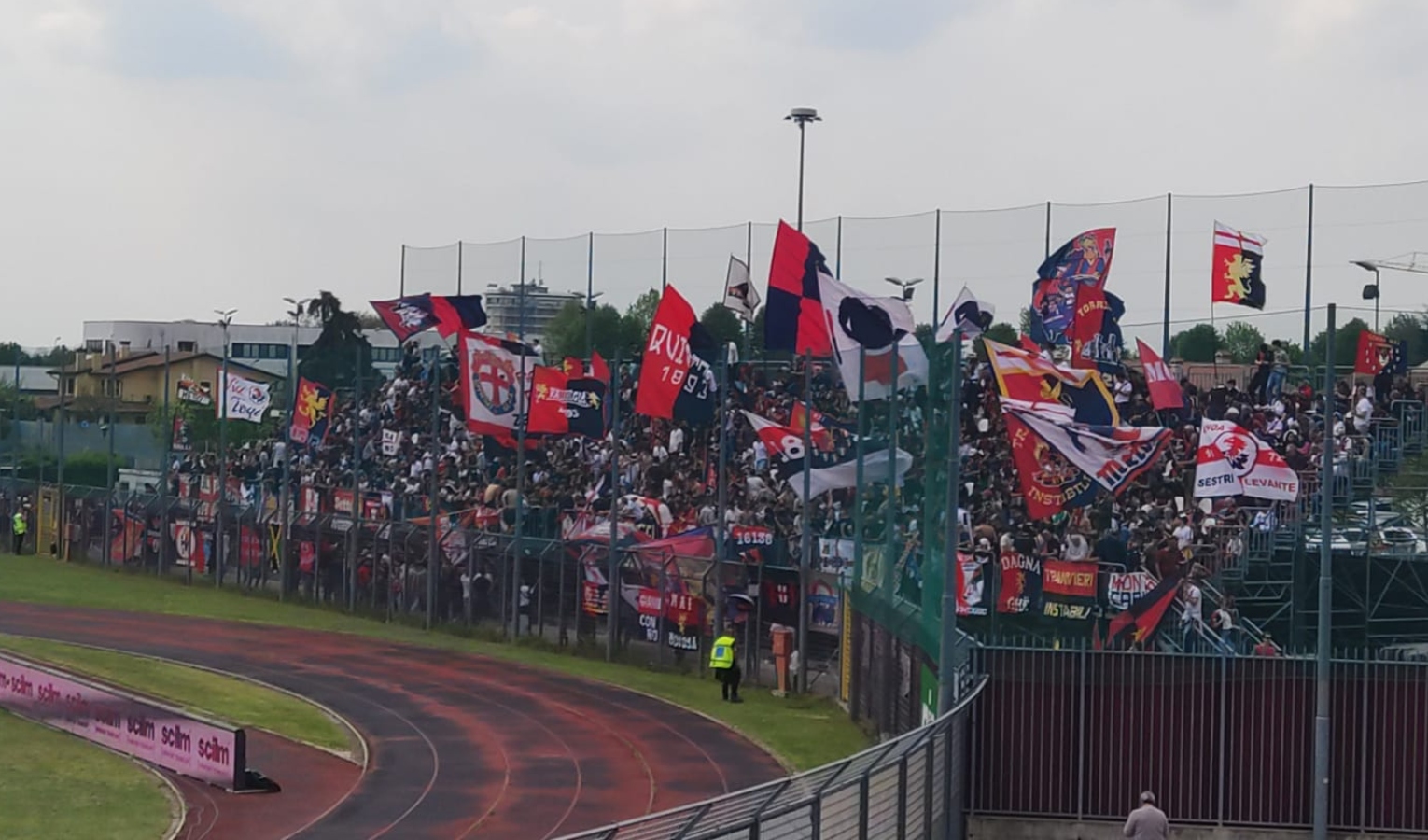 Tifosi del Genoa i più numerosi in trasferta