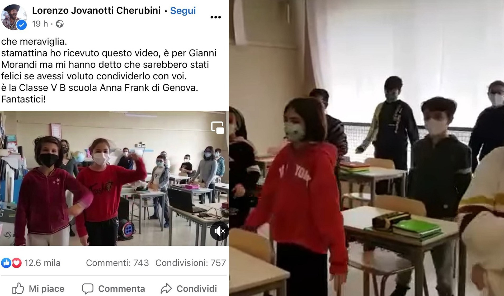 Classe di Genova balla 