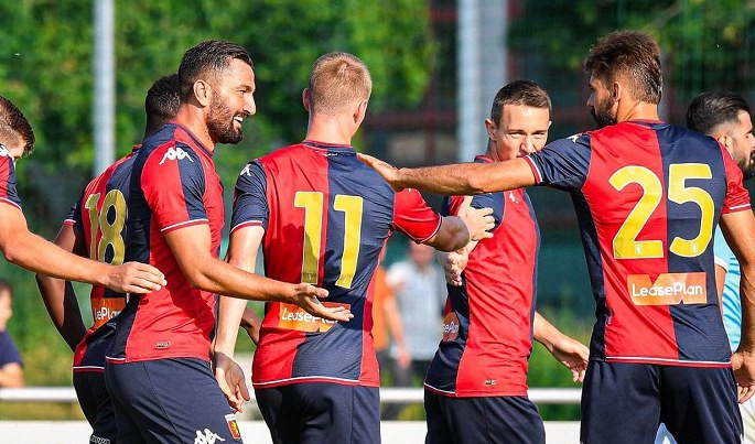 Genoa, contro la Lazio 4 gol e prova convincente. Coda sugli scudi