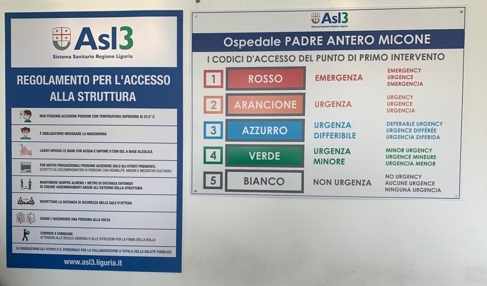 Codici di urgenza al Pronto Soccorso passano da 4 a 5 per gestire gli accessi