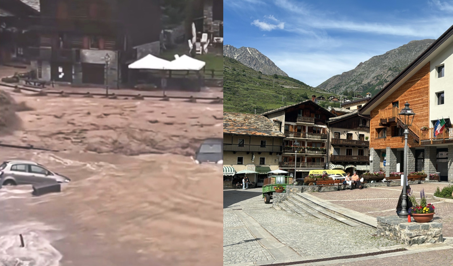 Dirigente Regione Liguria bloccato a Cogne dall'alluvione: 