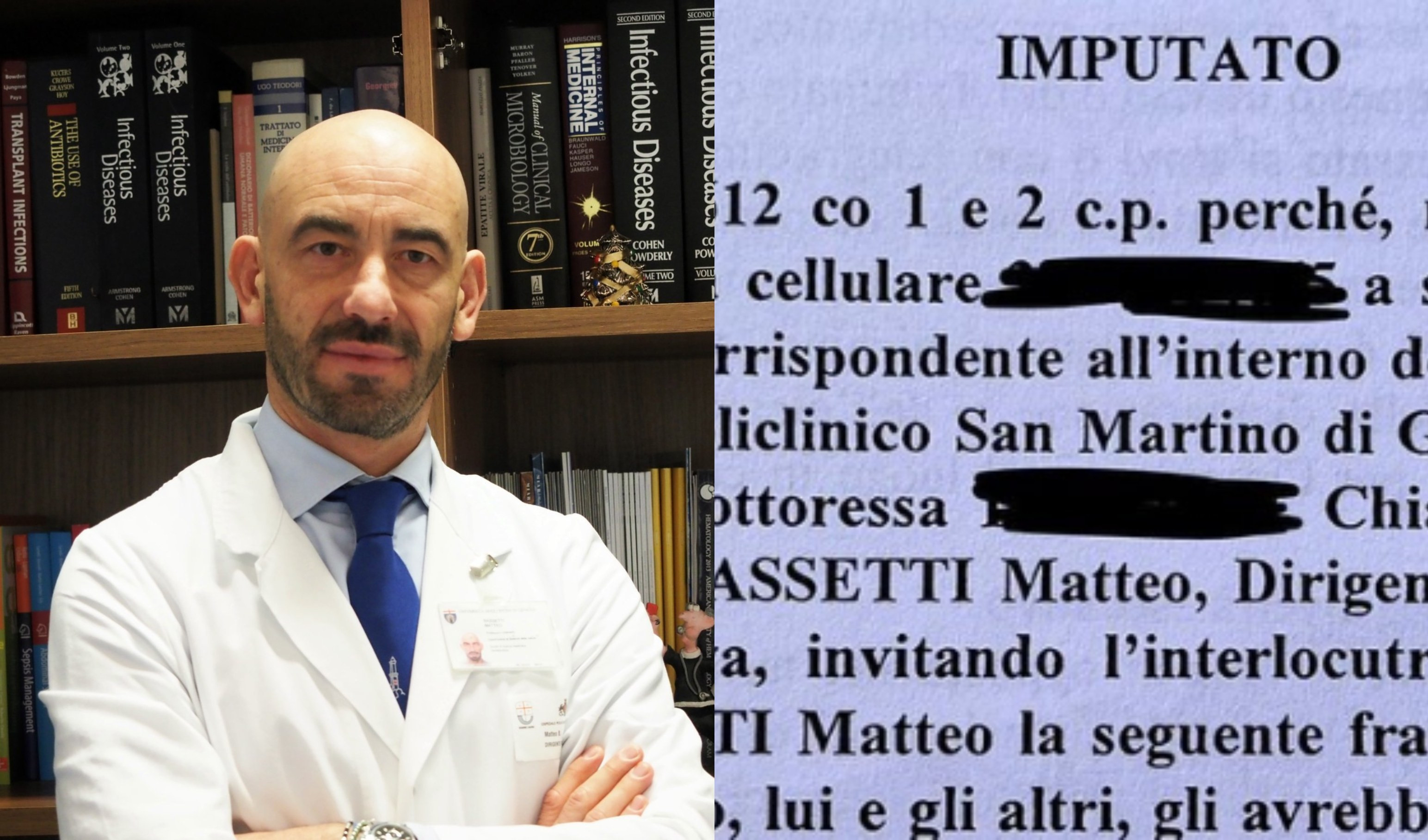 Genova, condannato no vax che aveva inseguito e minacciato l'infettivologo Bassetti