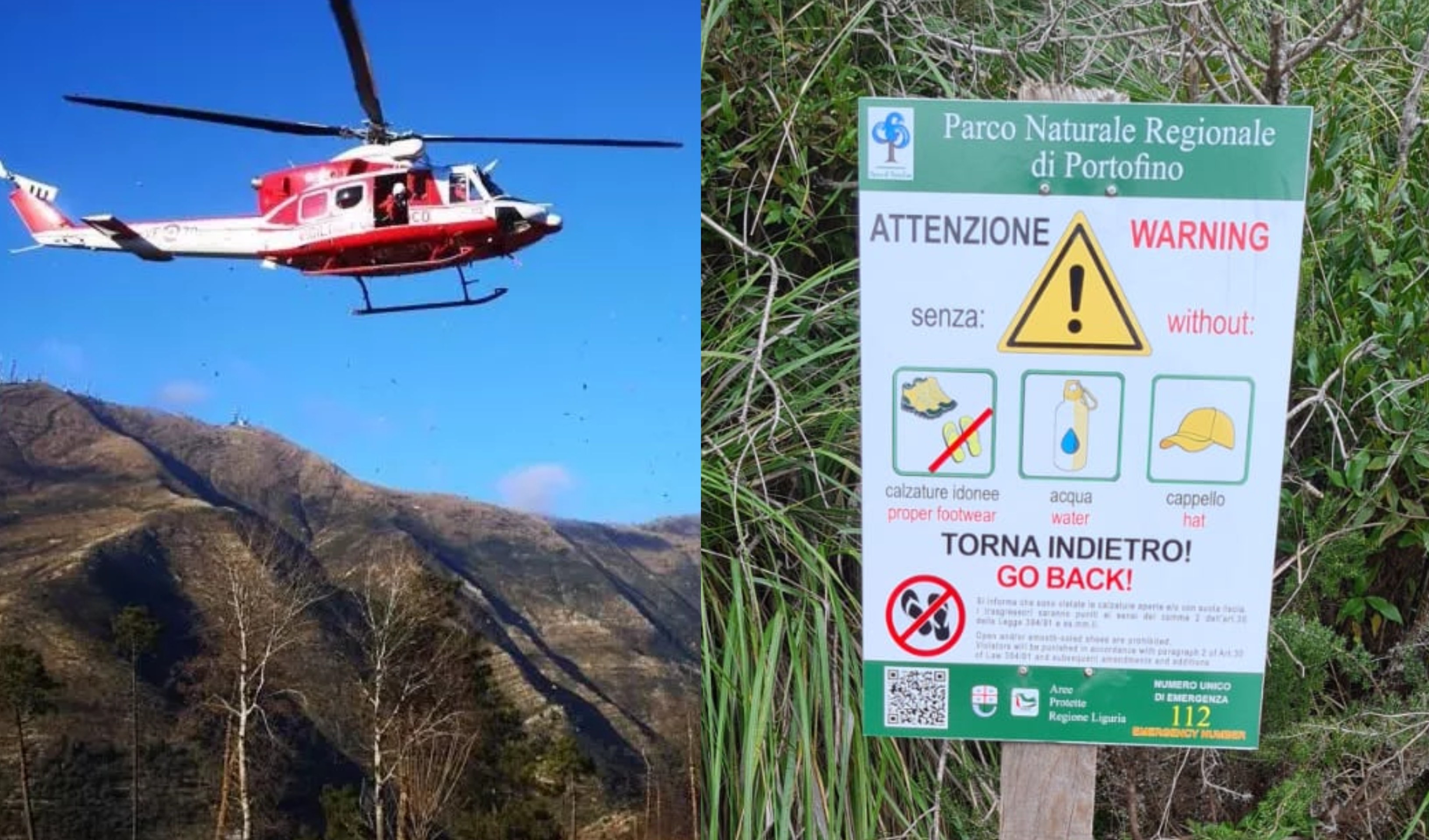 Tragedia sul monte di Portofino: 30enne cade in un dirupo e muore