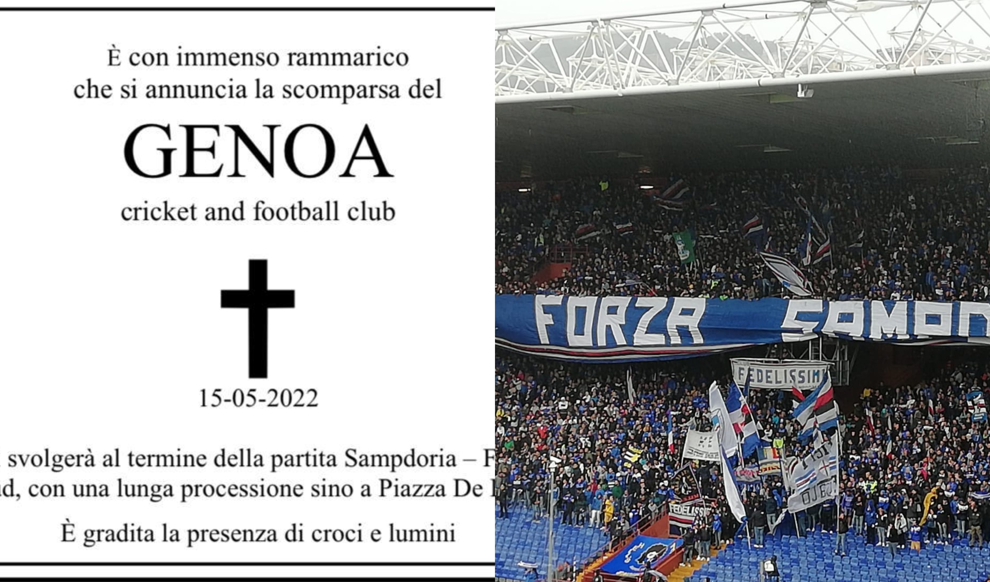 Genoa-Sampdoria, lo sfottò si completa con il 