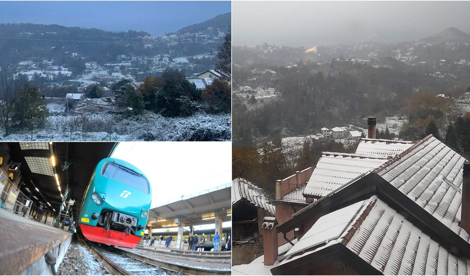 Liguria, allerta neve: pericolo gelicidio, disagi su linee ferroviarie 