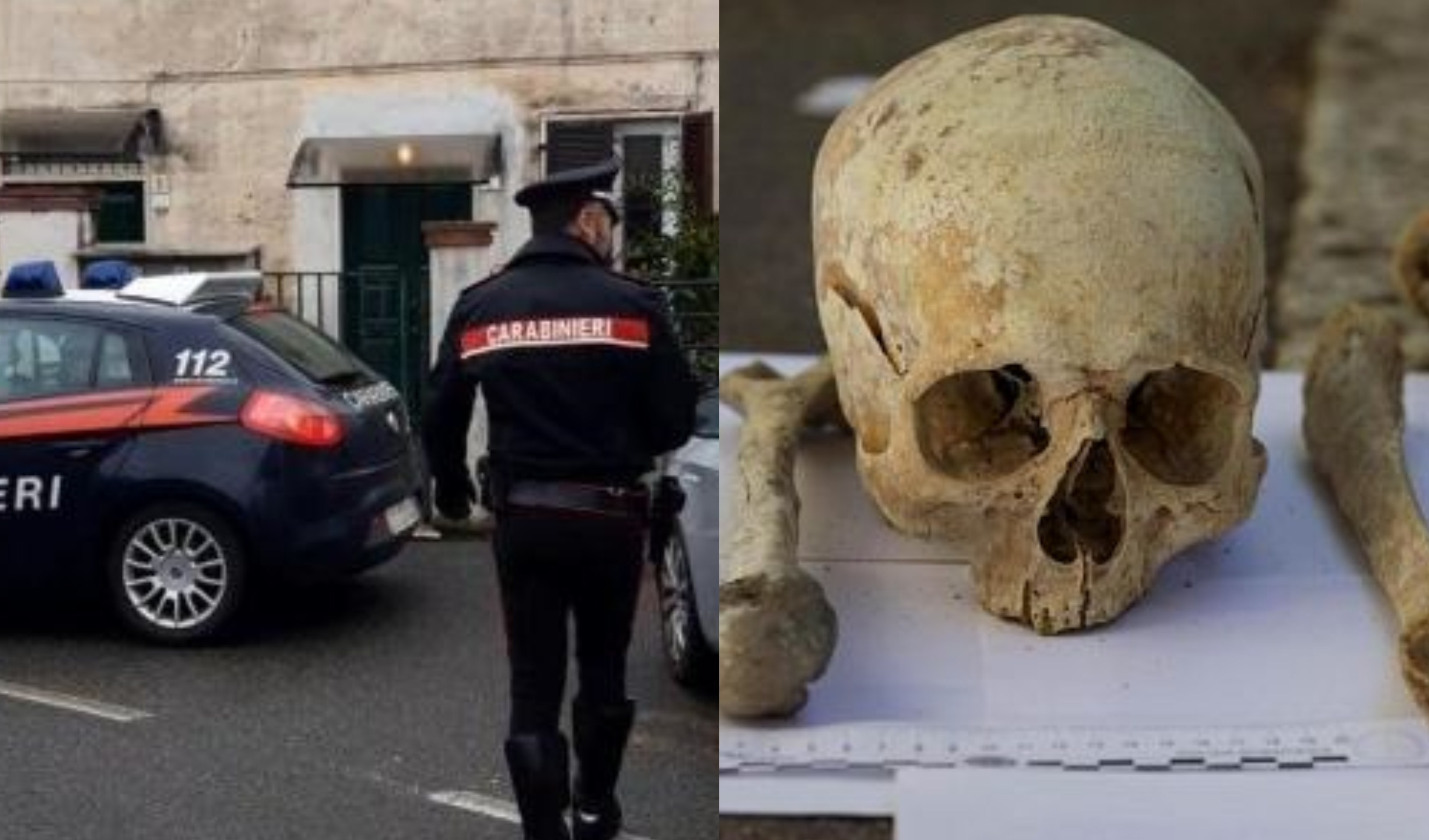Operai al lavoro trovano cranio in un sottoscala e chiamano i carabinieri