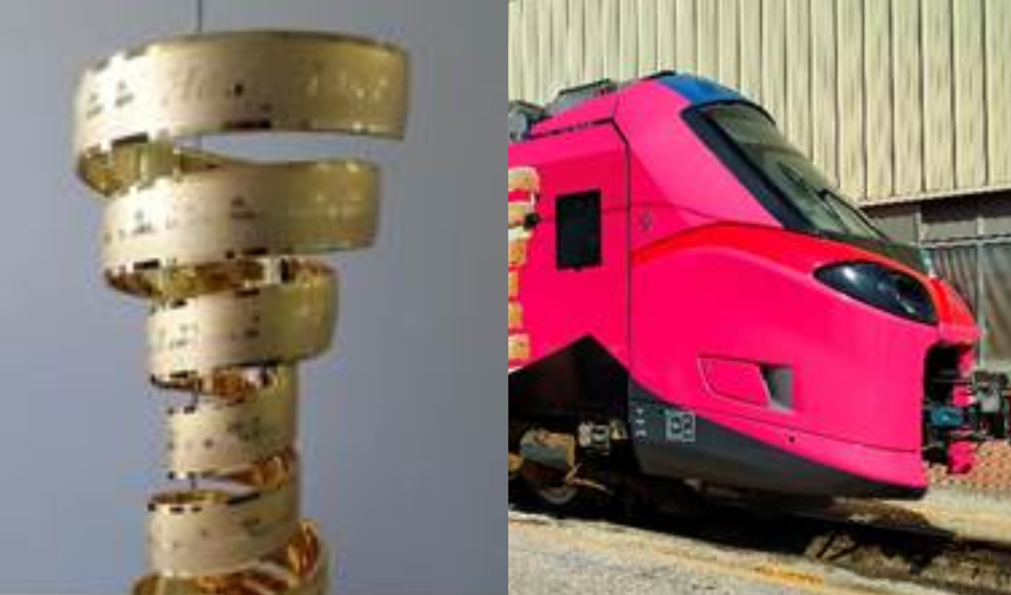 Genova, il trofeo del Giro d'Italia viaggia in treno