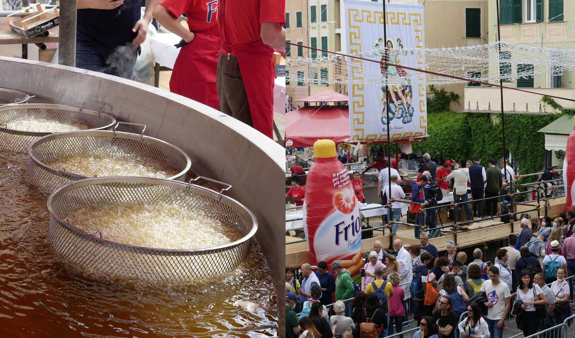 Sagra del Pesce, a Camogli 3 quintali di fritto: l'olio diventerà biodiesel