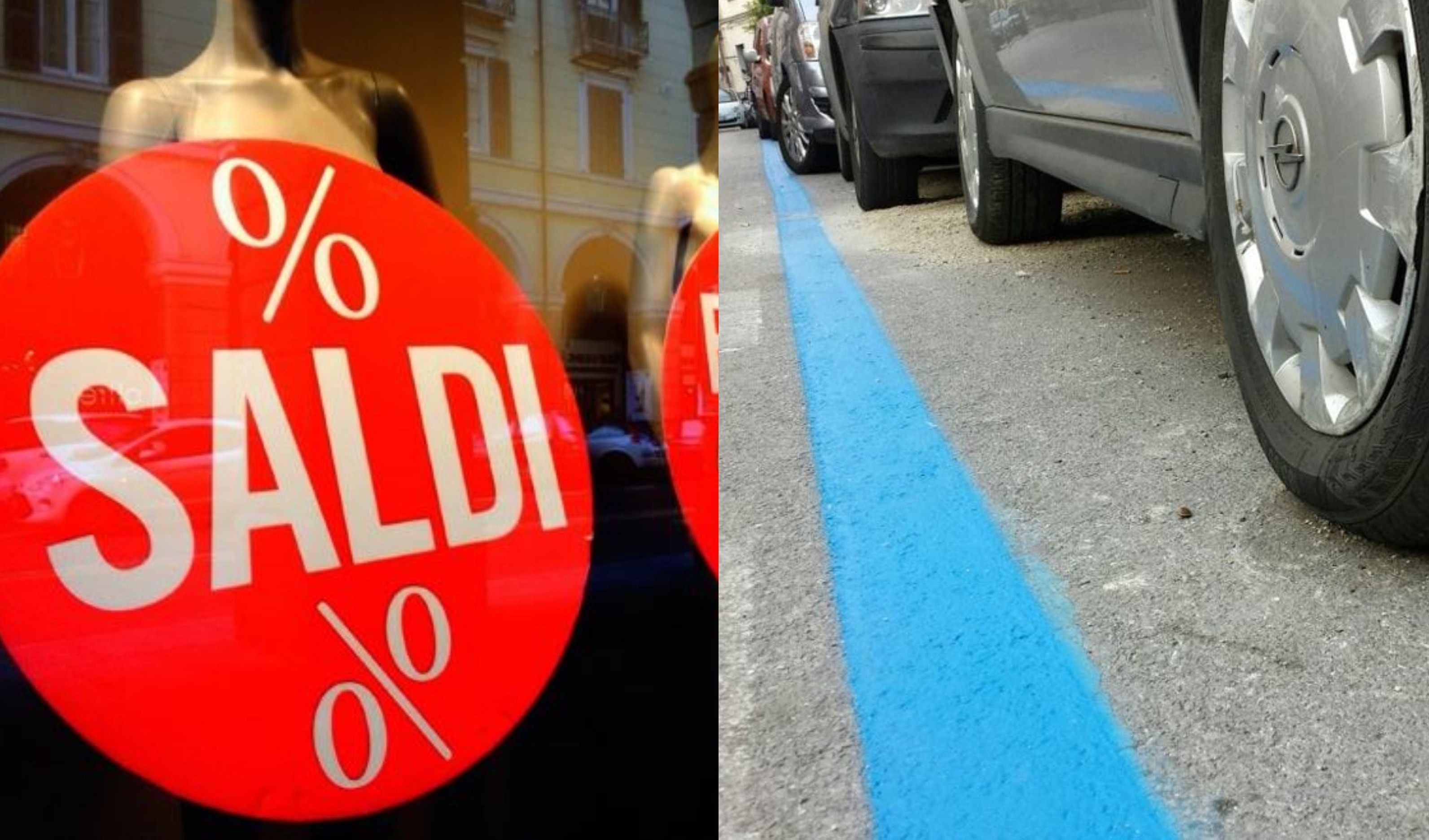 Saldi invernali, parcheggi gratis nei weekend prima di Natale