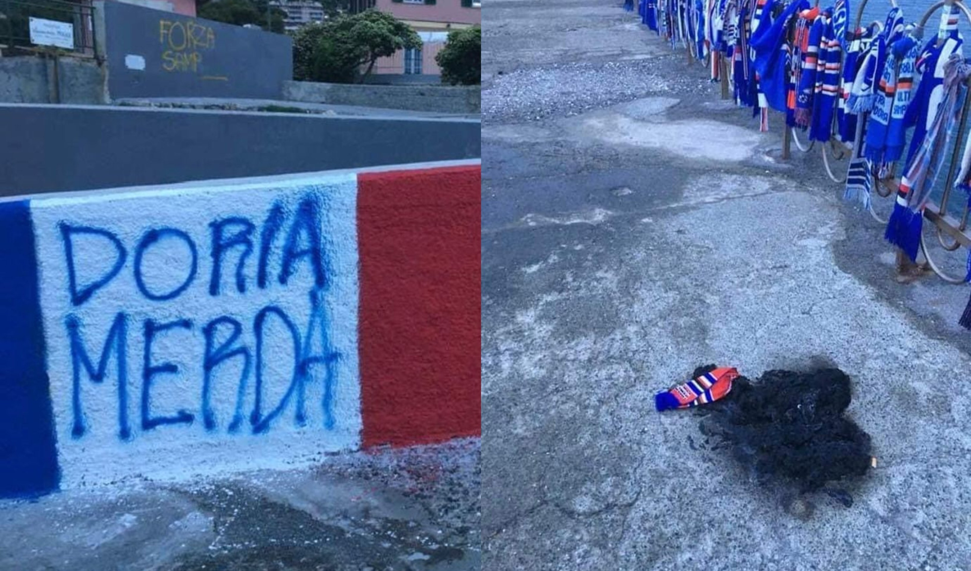 Genova, vandalizzato ancora una volta il murale dedicato a Vialli