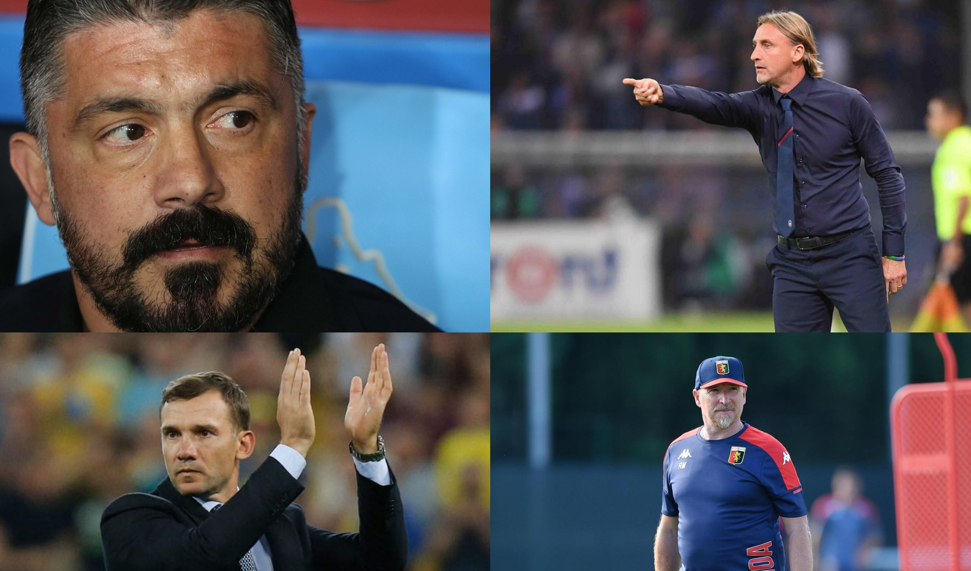 Genoa, cercasi mister: Gattuso, Nicola, Maran fino al Sheva bis