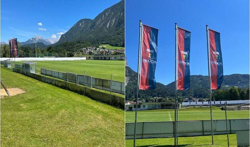 Genoa, prime immagini da Bad Haring. Lunedì l'arrivo della squadra