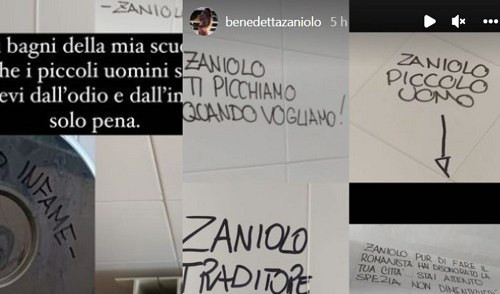 La Spezia, insulti a Zaniolo nel liceo della sorella: 