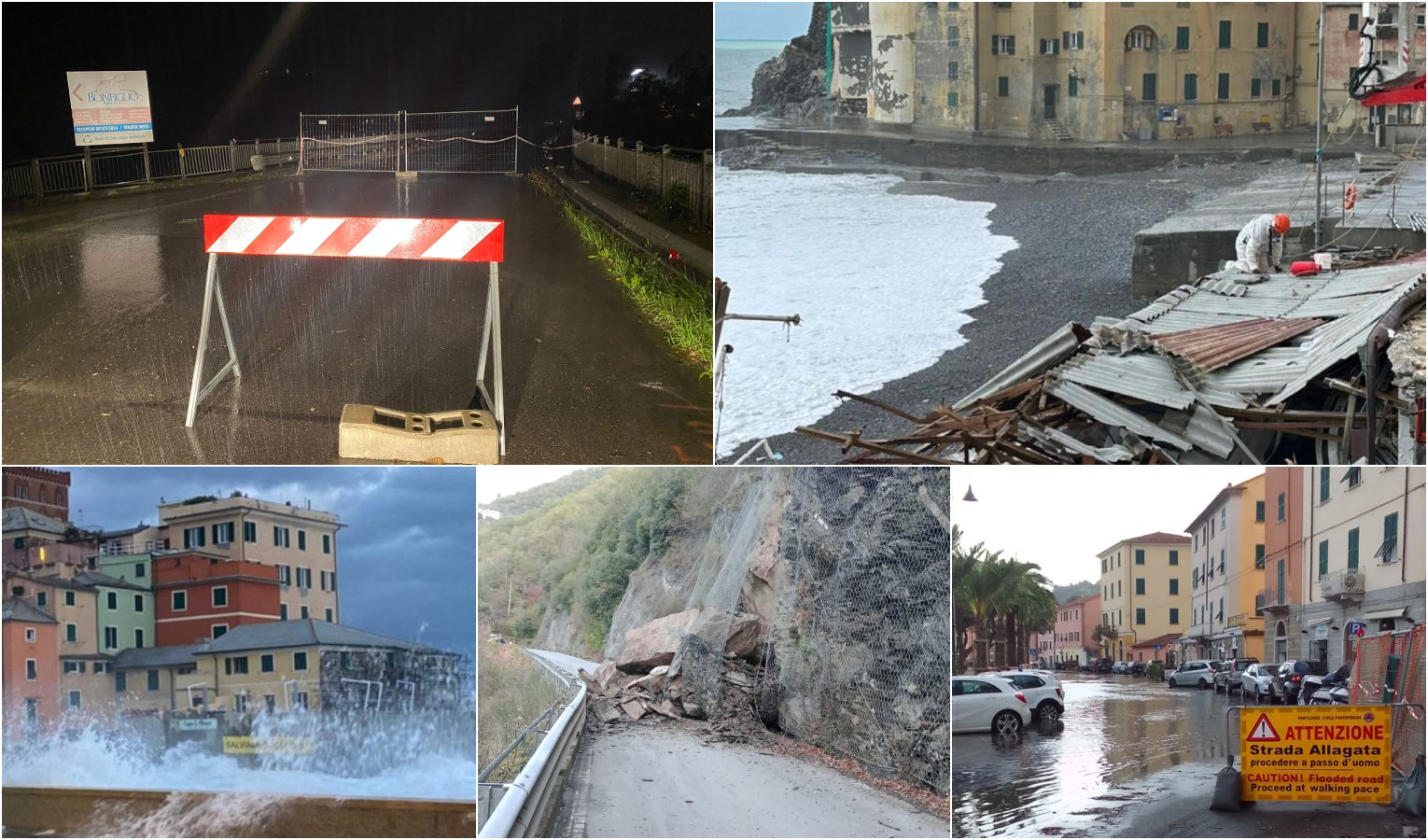 Liguria ancora in allerta: arancione sul Levante, gialla sul Centro. Diretta Primocanale