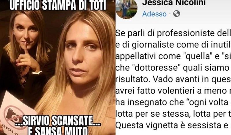 Attacco sessista a ufficio stampa di Toti, fotomontaggio circola su social e chat