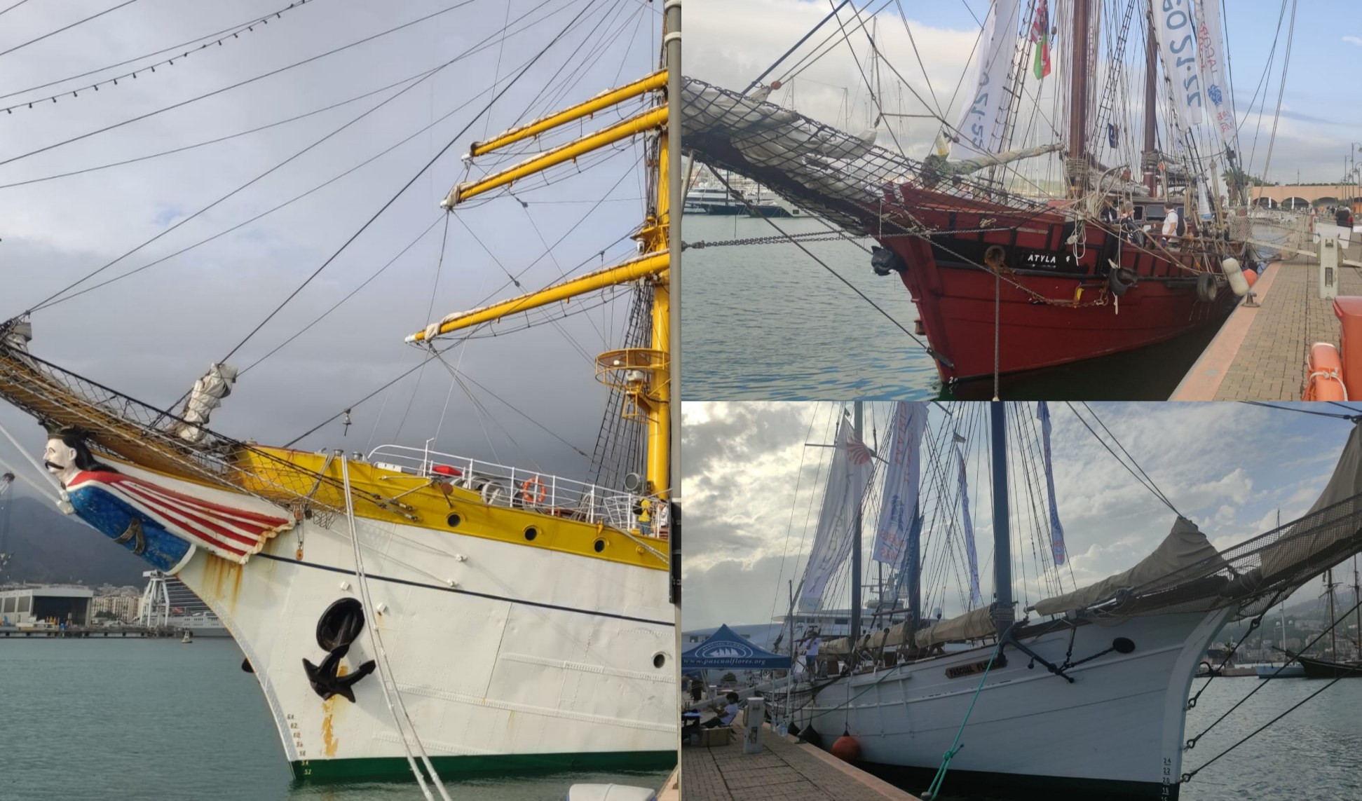 I grandi velieri salutano Genova: le Tall Ships fanno rotta verso Valencia