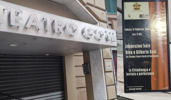 Il teatro Govi riapre i battenti, c'è la data. E appare una storica locandina