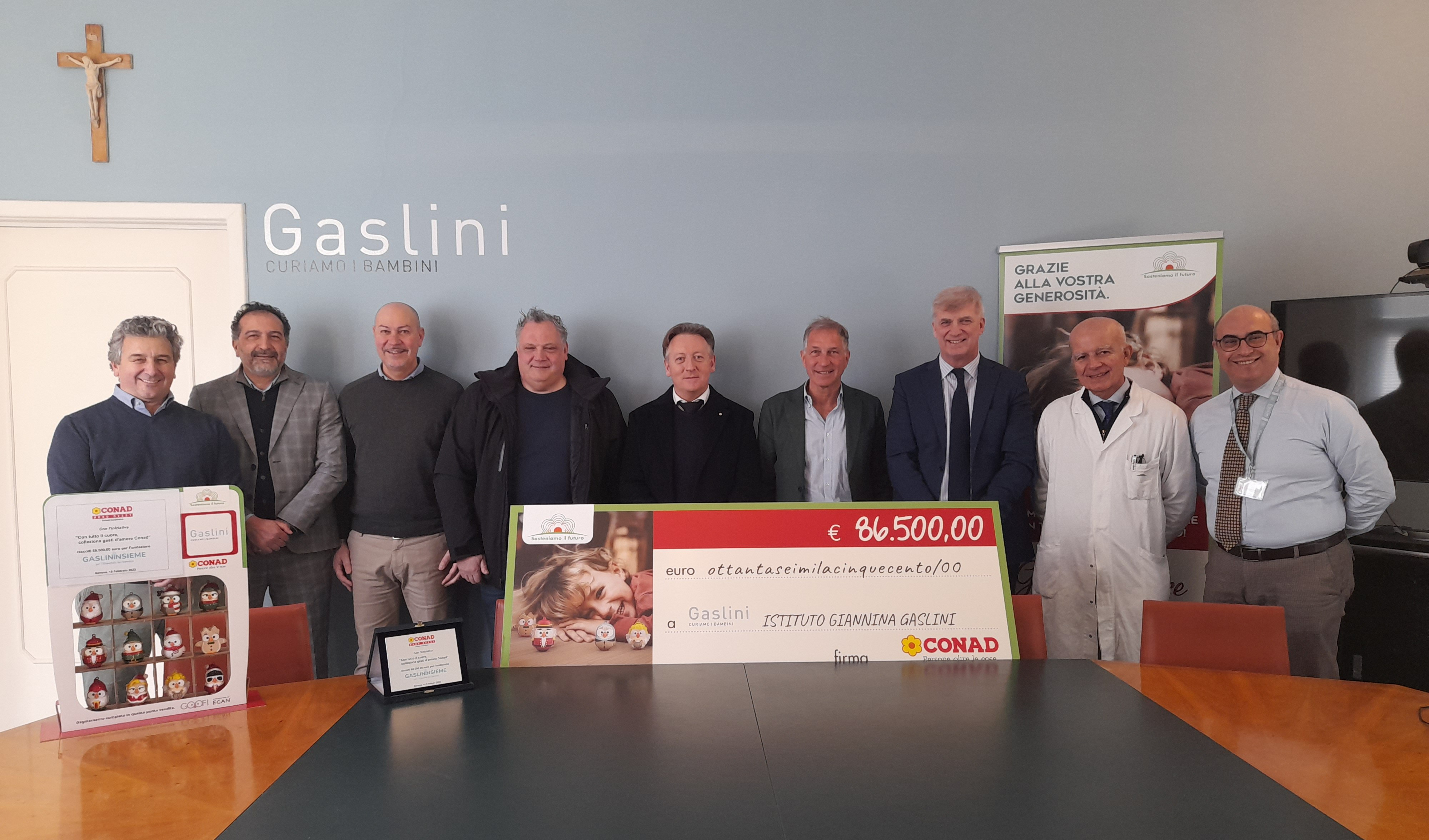 Gaslini, più di 86 mila euro donati da Conad per un nuovo ecografo