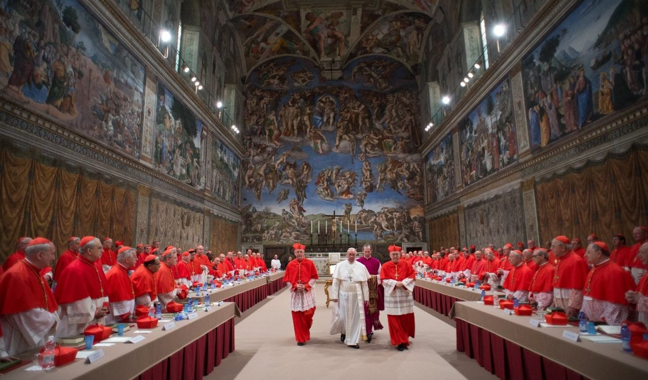 Il conclave che elesse Papa Francesco nel 2013