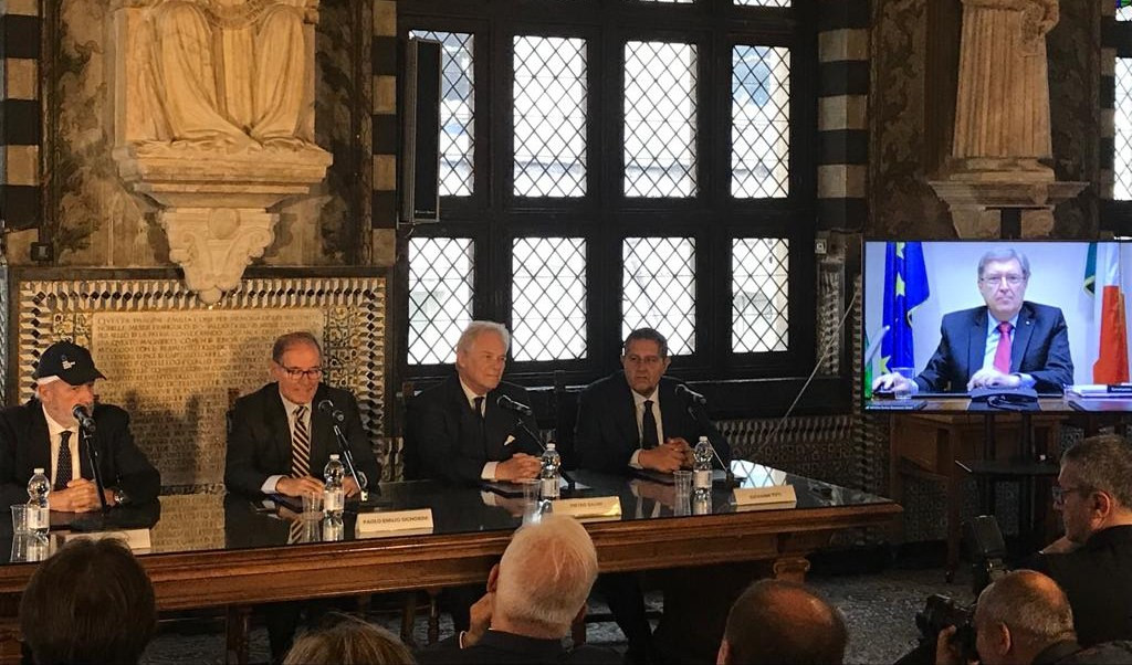 Assegnazione lavori nuova diga di Genova - a Palazzo San Giorgio la conferenza di presentazione