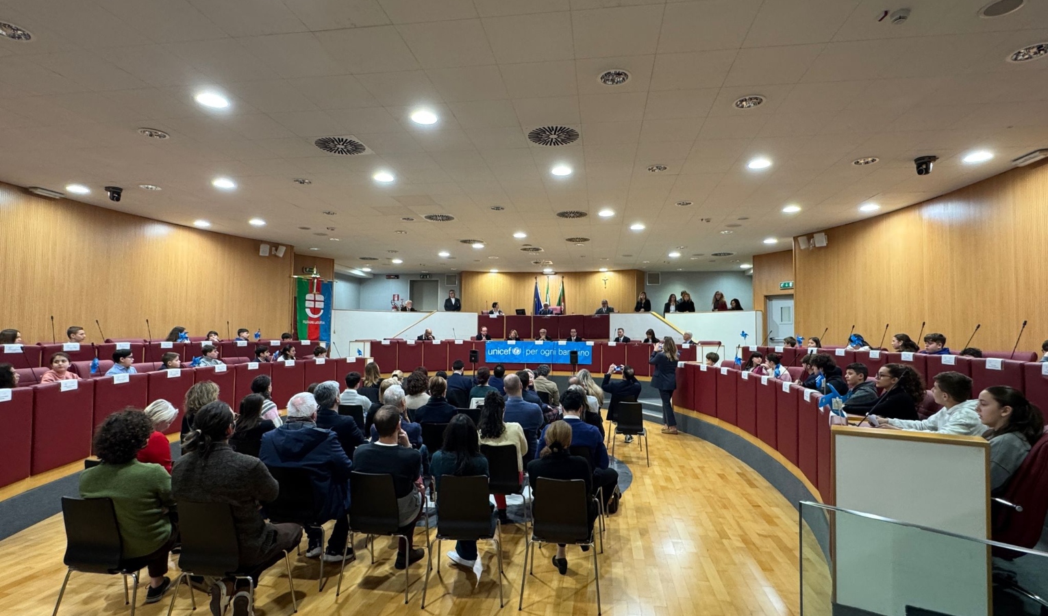 Studenti in aula Pertini in consiglio regionale