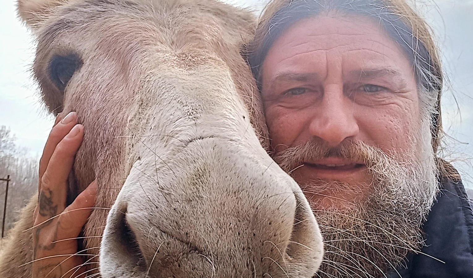 Il contadino genovese Marco Loconte Il contadino Loconte con il suo asino