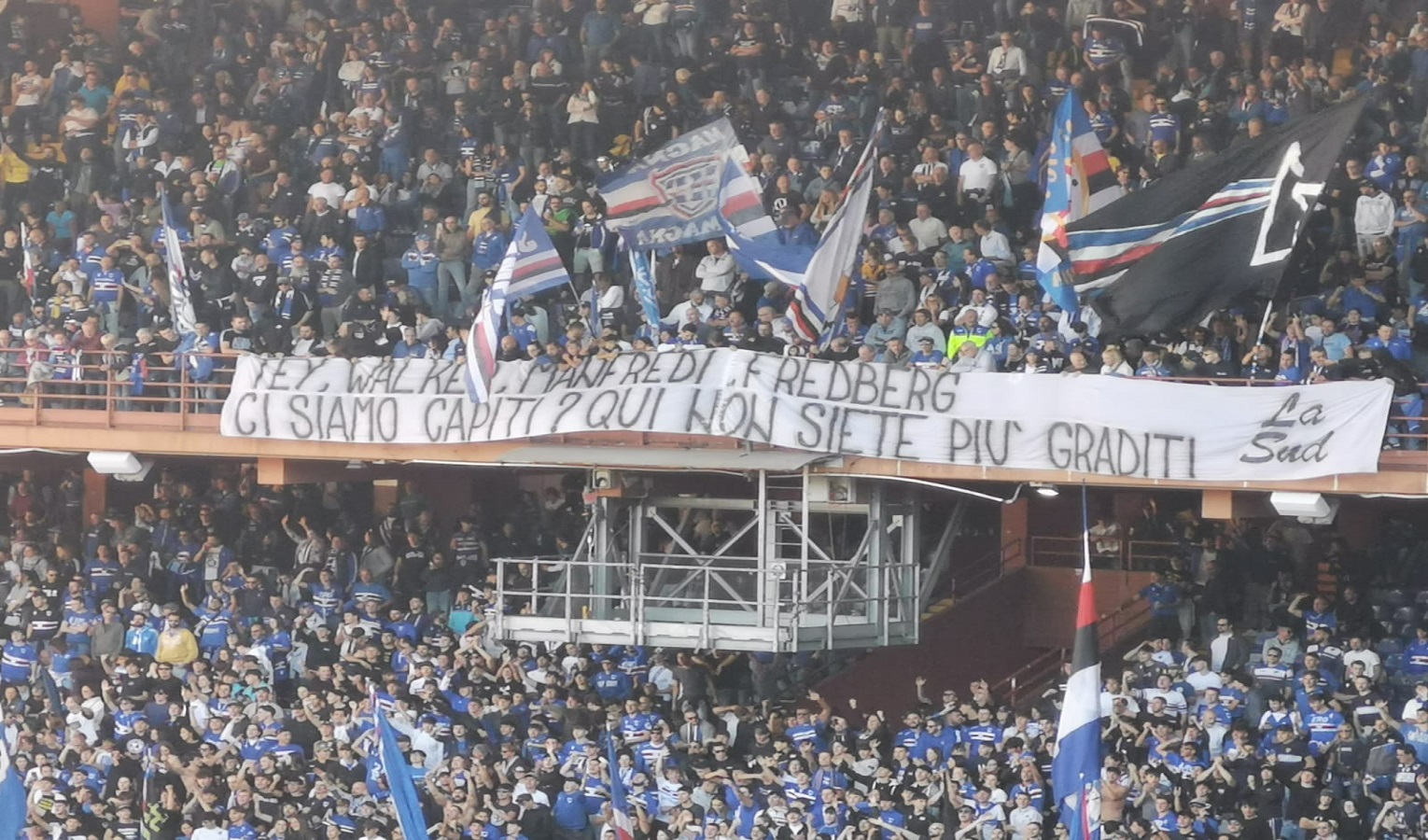 Sampdoria-Pescara, contestazione dei tifosi alla proprietà. Riecco Coda 