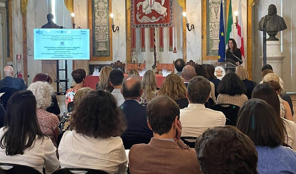 Genova, eredità e successione protagoniste del convegno a Palazzo Tursi